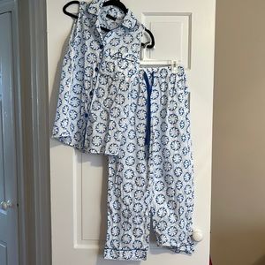 patterned pajama set